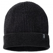 Jack Wolfskin Strickmütze (Beanie) Every Day Outdoors Cap schwarz